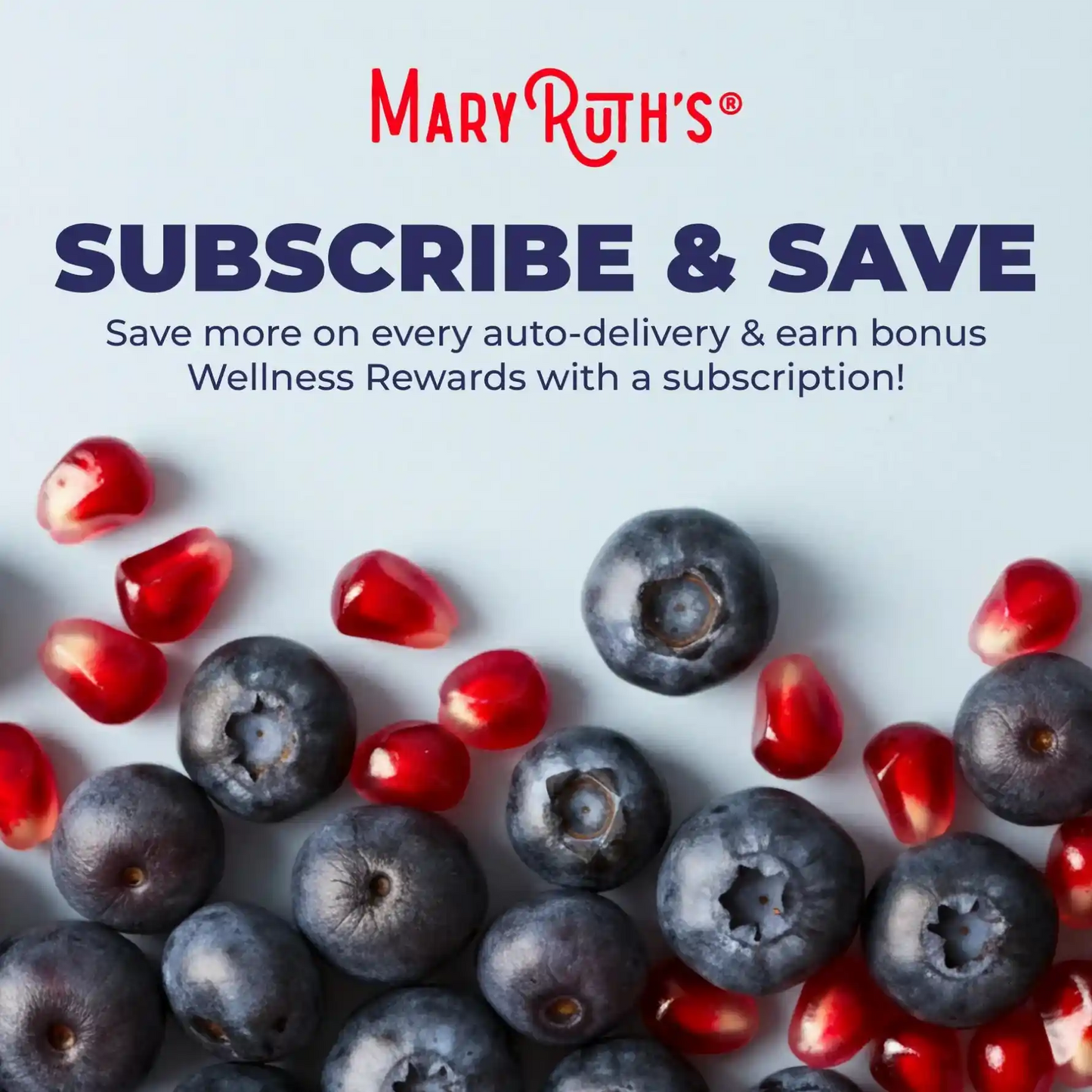 MaryRuth's Daily Liquid Hair Formula | Biotin + Vitamin C | Thicker, Stronger Hair, Skin & Nail Health | 16 FL Oz | Blueberry Pomegranate