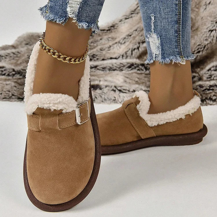 Women's Winter Warm Side Zipper Ankle Boots