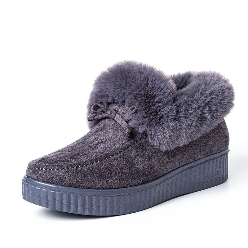 Women's Thick Sole Arch-Support Wool Boots