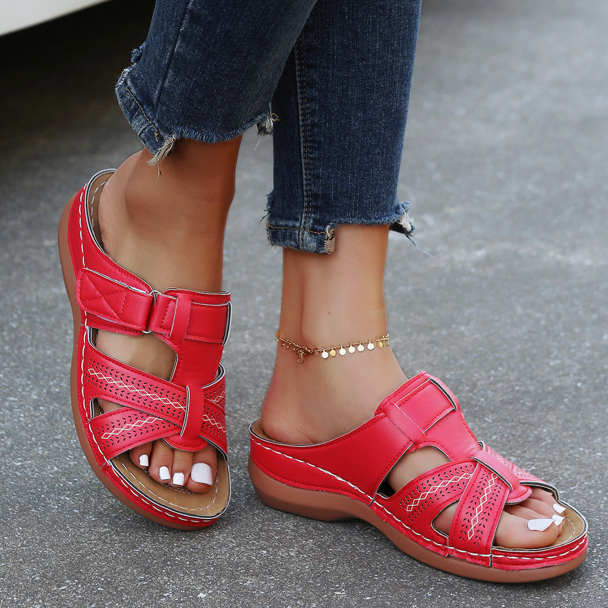 Women's Arch Support Open Toe Sandals
