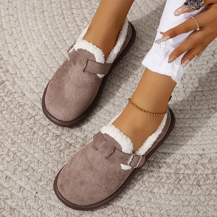 Women's Winter Warm Side Zipper Ankle Boots