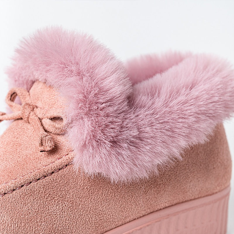 Women's Thick Sole Arch-Support Wool Boots