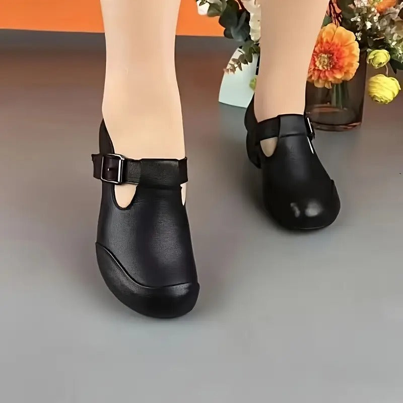 Comfortable Chunky Heel Pumps