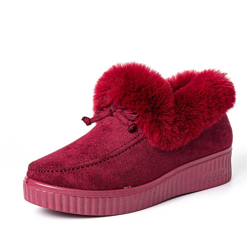 Women's Thick Sole Arch-Support Wool Boots
