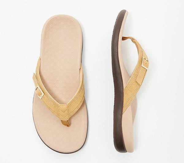 THONG SANDALS WITH BUCKLE DETAIL