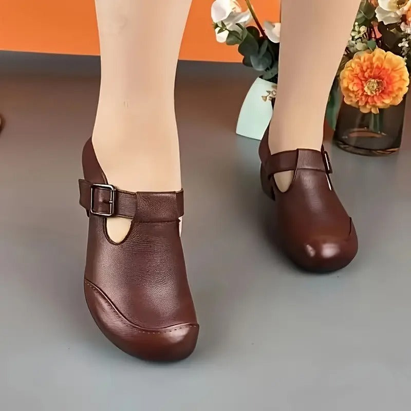 Comfortable Chunky Heel Pumps