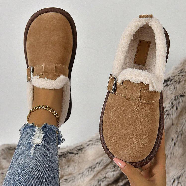 Women's Winter Warm Side Zipper Ankle Boots