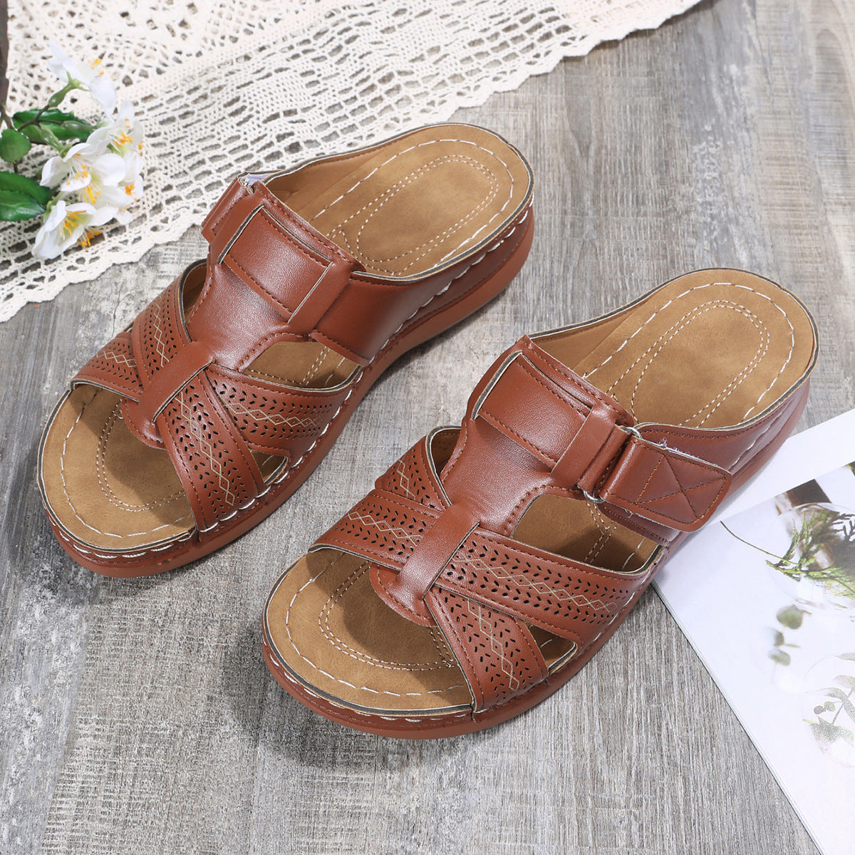 Women's Arch Support Open Toe Sandals