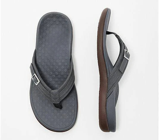 THONG SANDALS WITH BUCKLE DETAIL