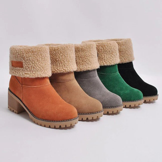 Women’s Block Heel Snow Boots