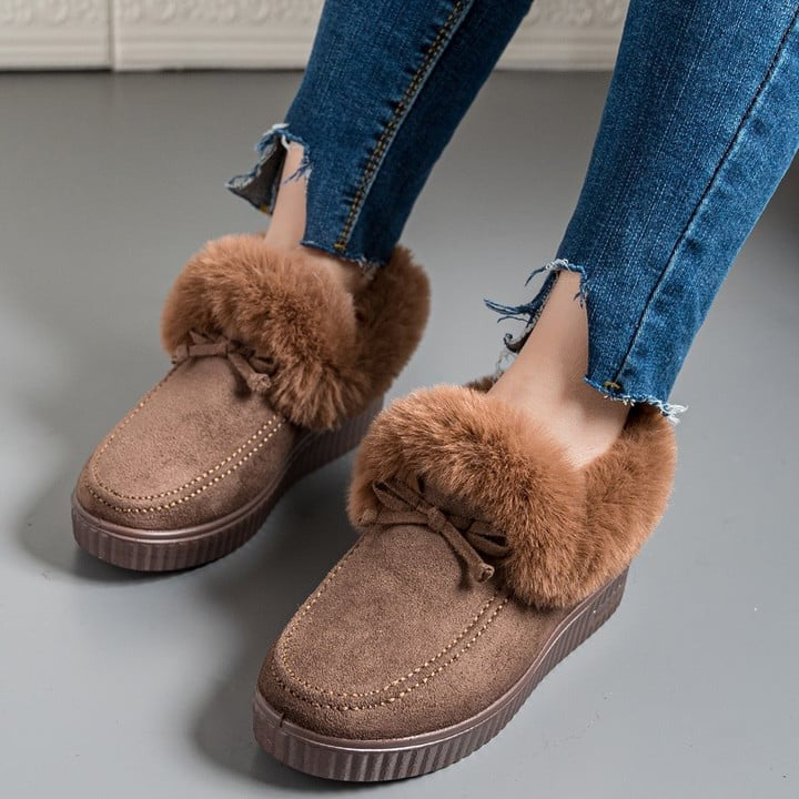 Women's Thick Sole Arch-Support Wool Boots