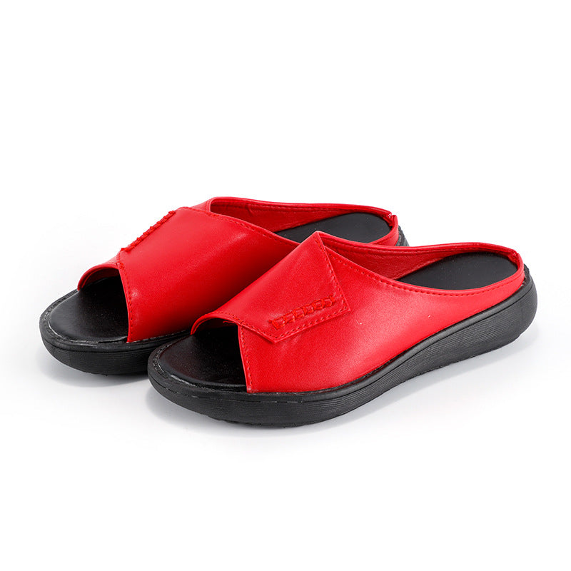 Women‘s Comfortable Cowhide Leather Sandals