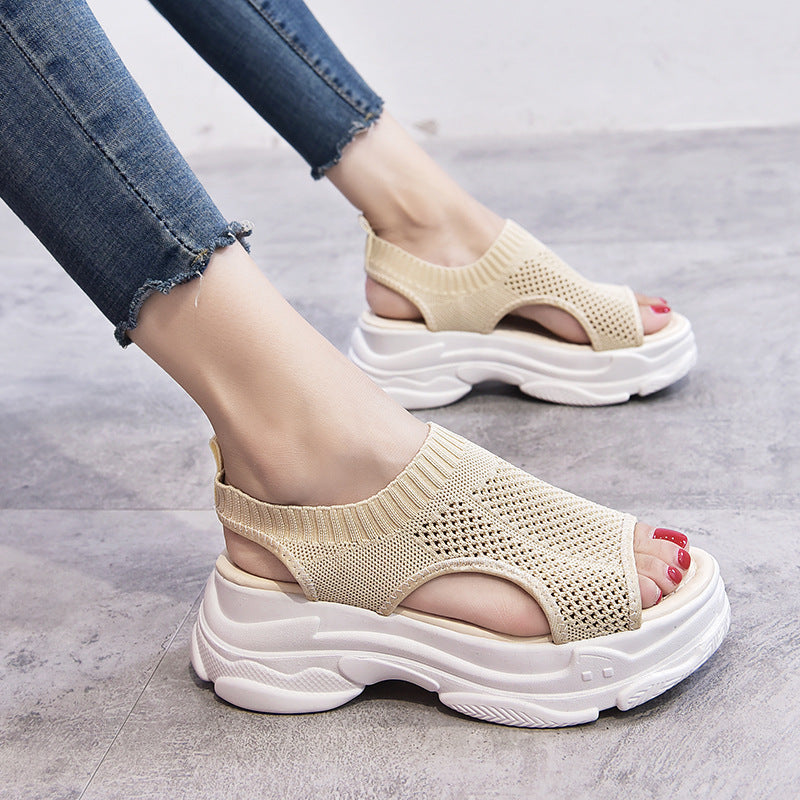 High Heel Orthopedic Walking Sandal