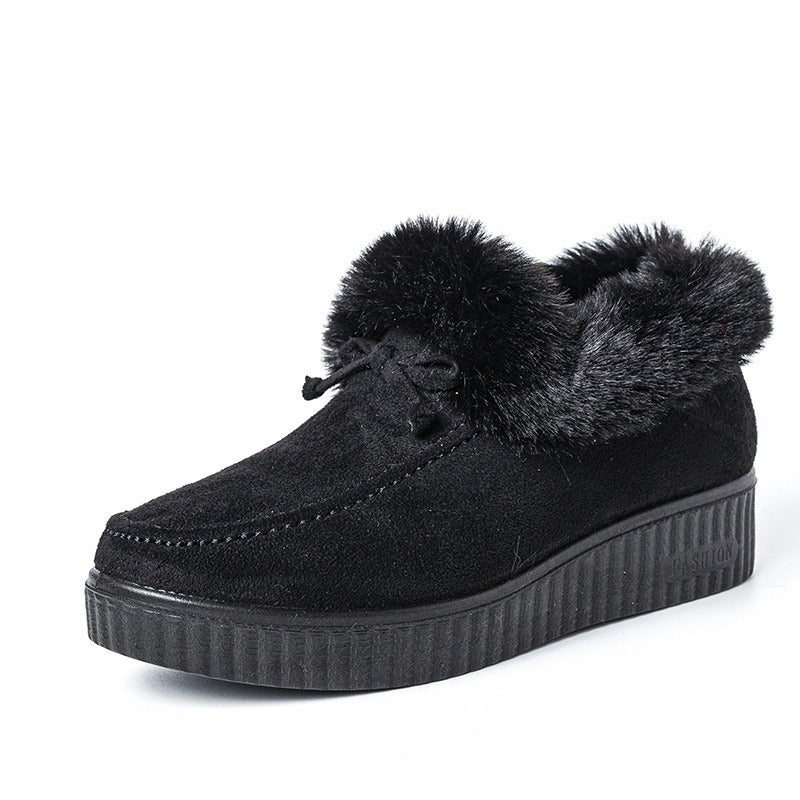 Women's Thick Sole Arch-Support Wool Boots