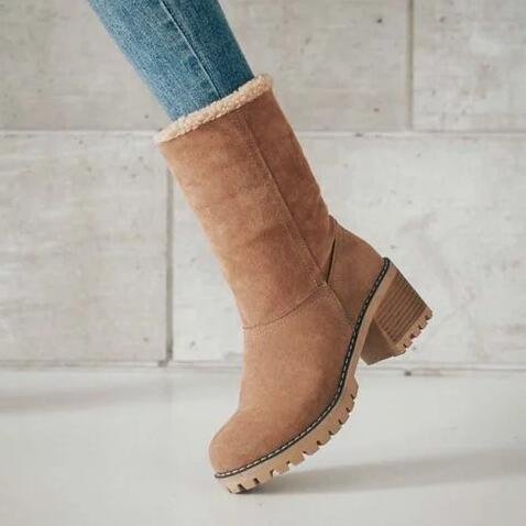 Women’s Block Heel Snow Boots