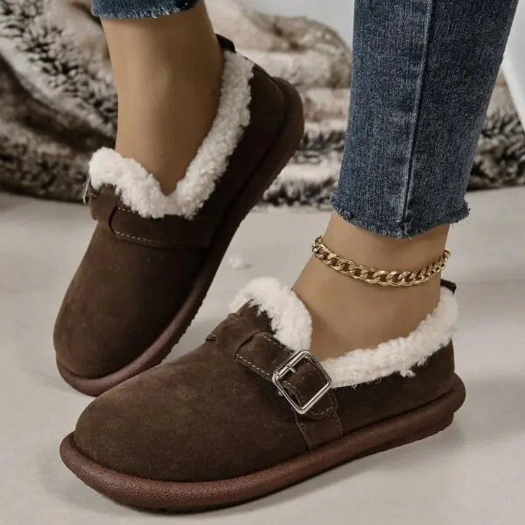 Women's Winter Warm Side Zipper Ankle Boots
