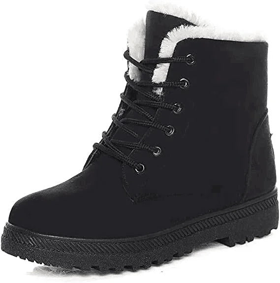 Women Warm Fur Lined Ankle Boots