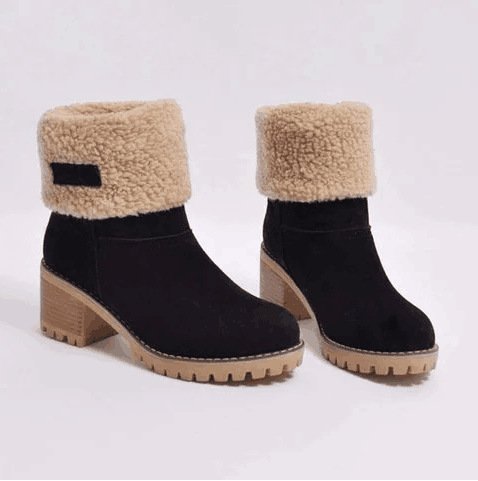 Women’s Block Heel Snow Boots