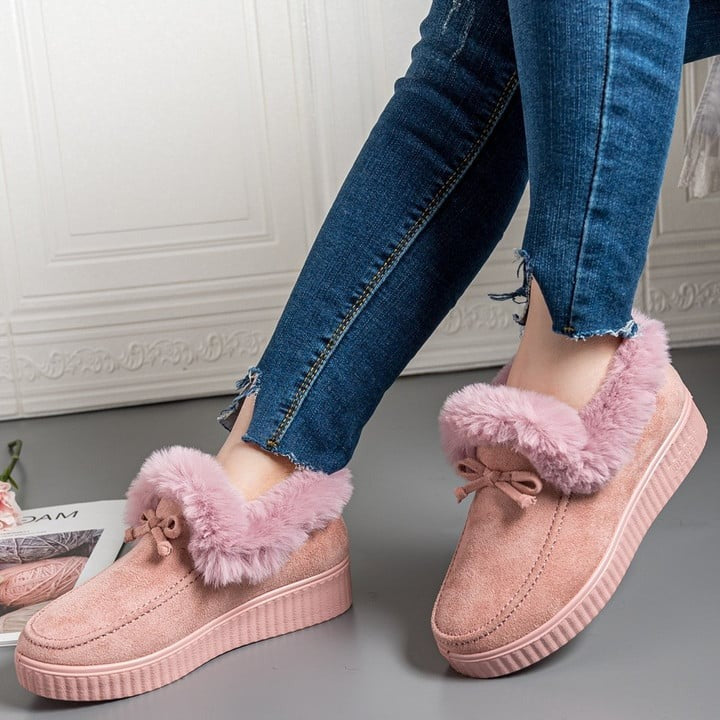 Women's Thick Sole Arch-Support Wool Boots