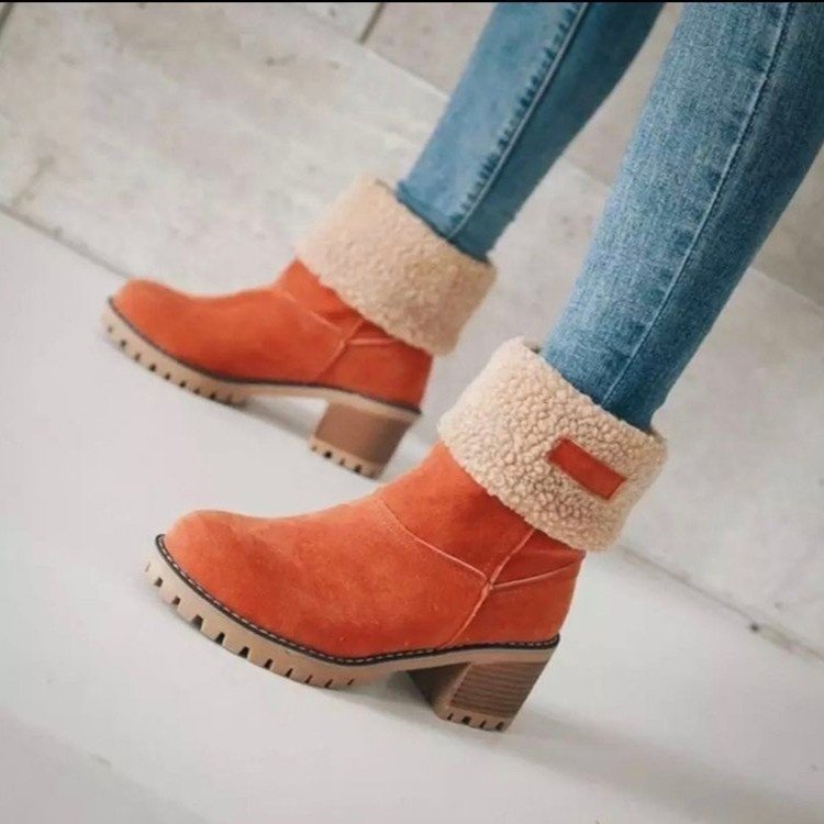 Women’s Block Heel Snow Boots