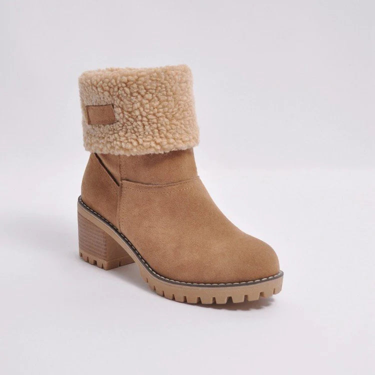 Women’s Block Heel Snow Boots